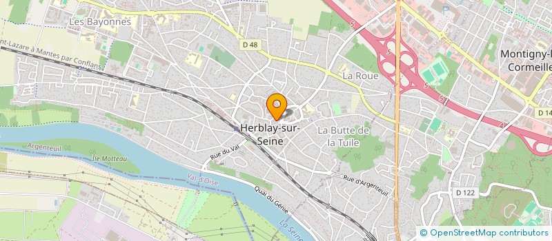 localisation de l'entreprise PALACE PRESSING à HERBLAY-SUR-SEINE
