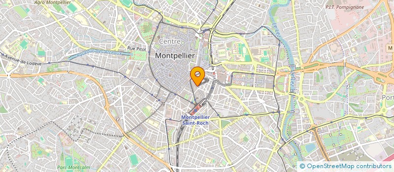 localisation de l'entreprise PALACE ROLLAND CTS SNC à MONTPELLIER