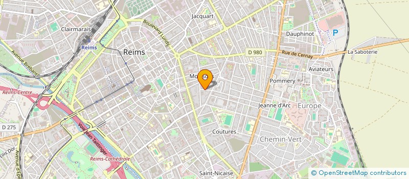 localisation de l'entreprise PALACE SAINT-GERMAIN  REIMS