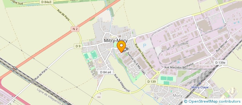 localisation de l'entreprise PALACIO à MITRY-MORY