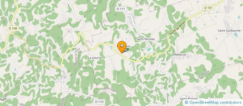 localisation de l'entreprise PALACIO HD INVEST à LE MOULE