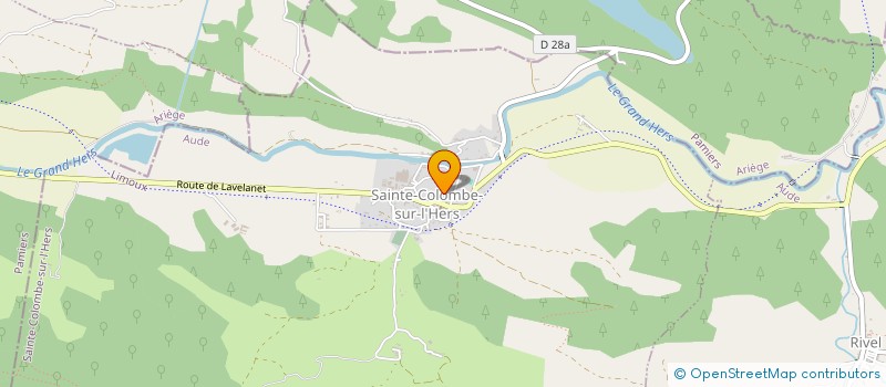 localisation de l'entreprise PALACIOS  SAINTE-COLOMBE-SUR-L'HERS