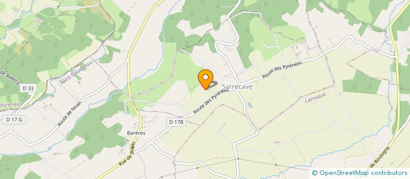 localisation de l'entreprise PALACIOS EMMANUEL à SARRECAVE