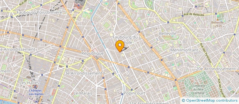 localisation de l'entreprise PALADAR  PARIS