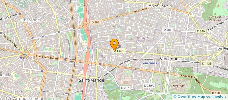 localisation de l'entreprise PALADIEN DE RANGIROA à MONTREUIL
