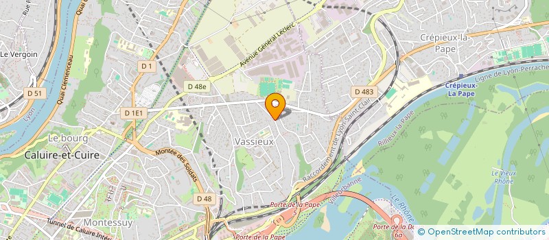 localisation de l'entreprise PALADINE  CALUIRE-ET-CUIRE