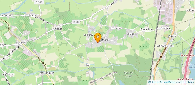 localisation de l'entreprise PALADINO FORTUNE  SAINT-GEORGES-DE-RENEINS