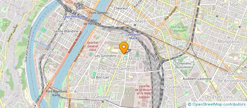 localisation de l'entreprise PALADIS à LYON