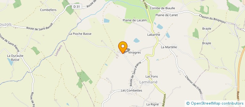 localisation de l'entreprise PALAFFRE  LAMILLARIE