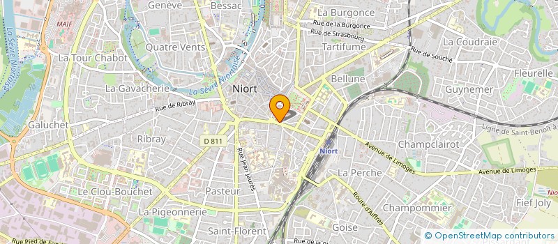 localisation de l'entreprise PALAGGA à NIORT