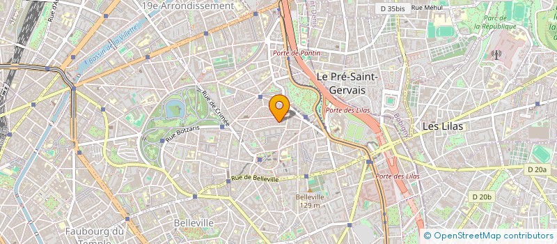 localisation de l'entreprise PALAIN  PARIS