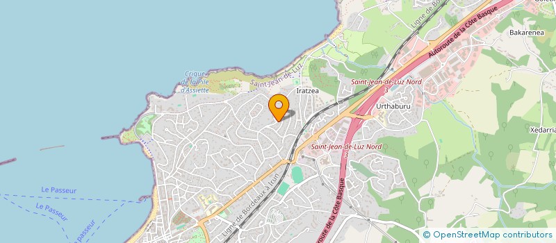 localisation de l'entreprise PALAIS 64  SAINT-JEAN-DE-LUZ