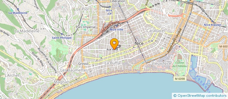 localisation de l'entreprise PALAIS ALZURA à NICE