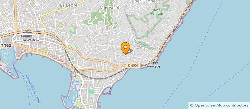 localisation de l'entreprise PALAIS BEAU SITE  CANNES