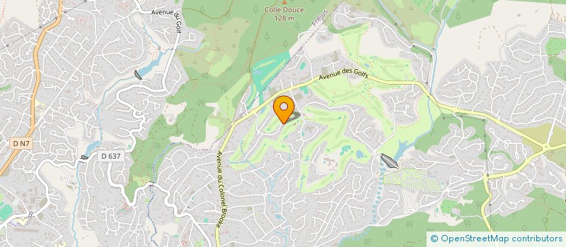 localisation de l'entreprise PALAIS CARAIBES  SAINT-RAPHAEL