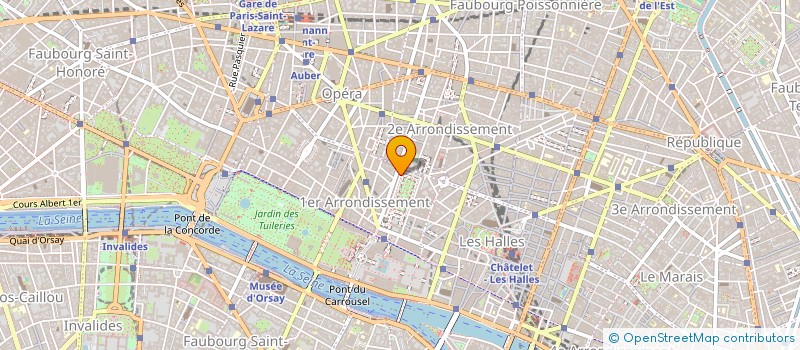 localisation de l'entreprise PALAIS CARDINAL à PARIS