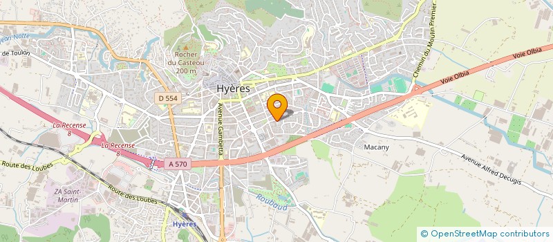 localisation de l'entreprise PALAIS D'ORCHIDEE à HYERES