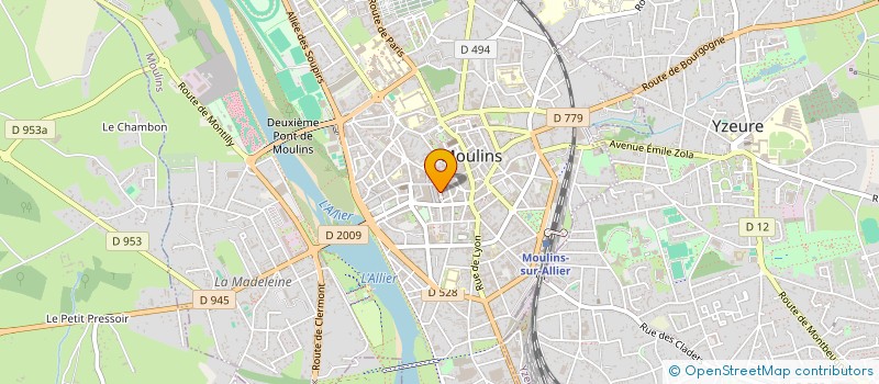 localisation de l'entreprise PALAIS D ORIENT à MOULINS