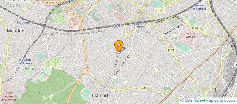 localisation de l'entreprise PALAIS DE CLAMART à CLAMART
