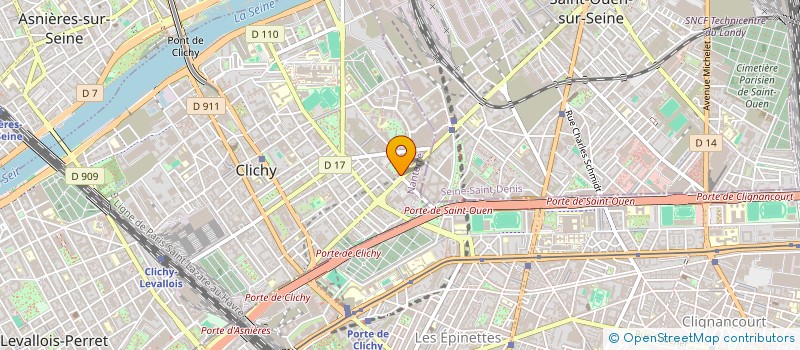 localisation de l'entreprise PALAIS DE CLICHY à CLICHY