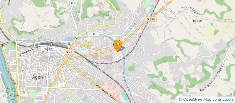 localisation de l'entreprise PALAIS DE L AUTOMOBILE  AGEN