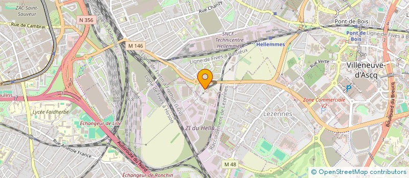 localisation de l'entreprise PALAIS DE LILLE à LILLE