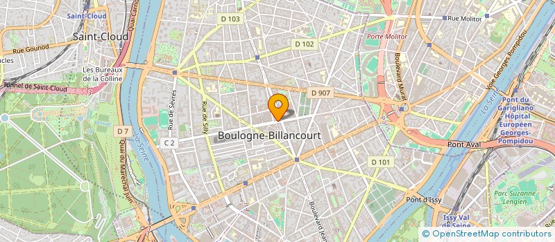 localisation de l'entreprise PALAIS DES DELICES à BOULOGNE-BILLANCOURT