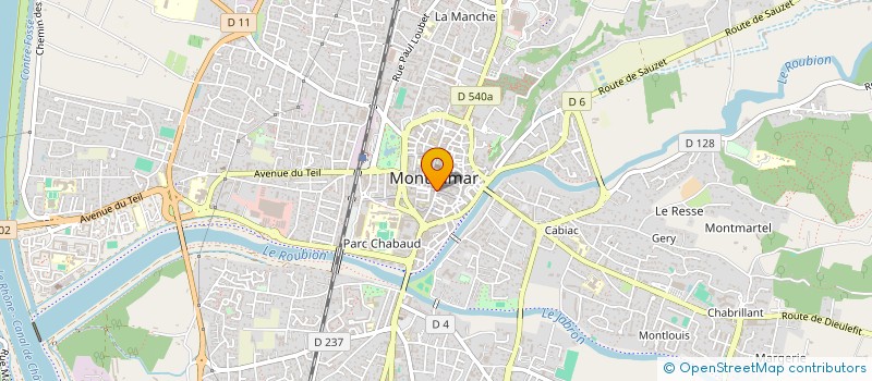 localisation de l'entreprise PALAIS DES DELICES  MONTELIMAR