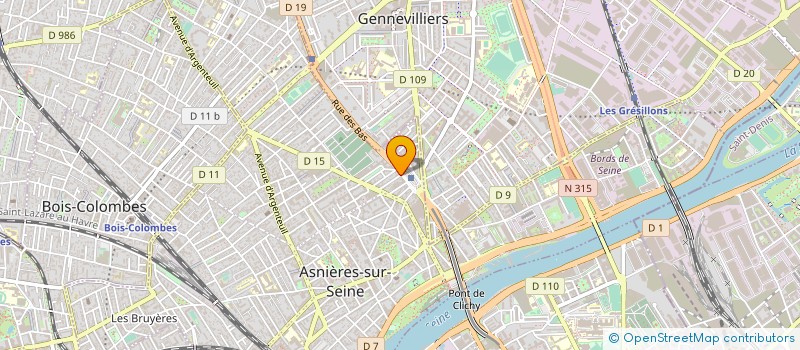 localisation de l'entreprise PALAIS DES MERVEILLES  ASNIERES-SUR-SEINE