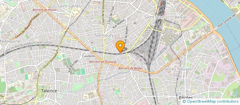 localisation de l'entreprise PALAIS DES PRINCES  BORDEAUX