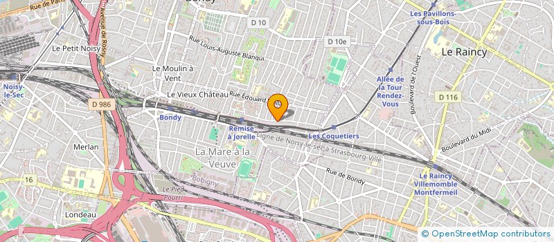 localisation de l'entreprise PALAIS DU BENGALE  BONDY