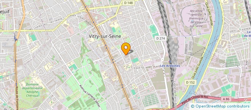 localisation de l'entreprise PALAIS DU PAIN à VITRY-SUR-SEINE