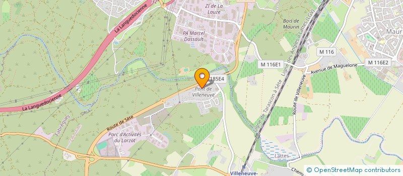 localisation de l'entreprise PALAIS DU REVE  VILLENEUVE-LES-MAGUELONE