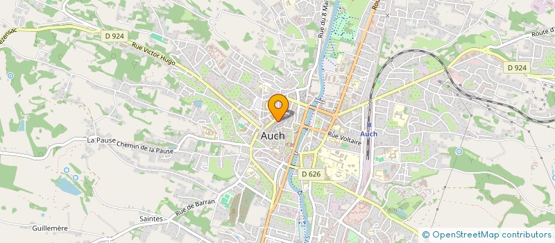 localisation de l'entreprise PALAIS DU VETEMENT  AUCH