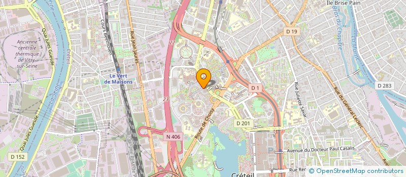 localisation de l'entreprise PALAIS PHONE  CRETEIL