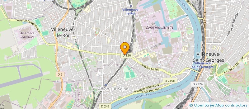 localisation de l'entreprise PALAIS ROYAL  VILLENEUVE-LE-ROI