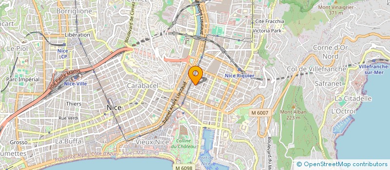 localisation de l'entreprise PALAIS SAINT CHARLES à NICE