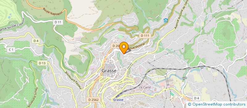 localisation de l'entreprise PALAIS VICTORIA  GRASSE