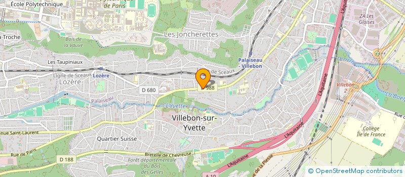 localisation de l'entreprise PALAISEAU 4807 à PALAISEAU