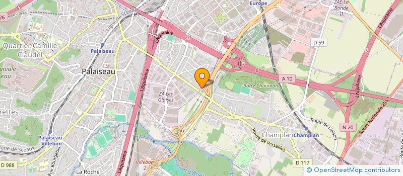 localisation de l'entreprise PALAISEAU AMITIE LOISIRS à PALAISEAU