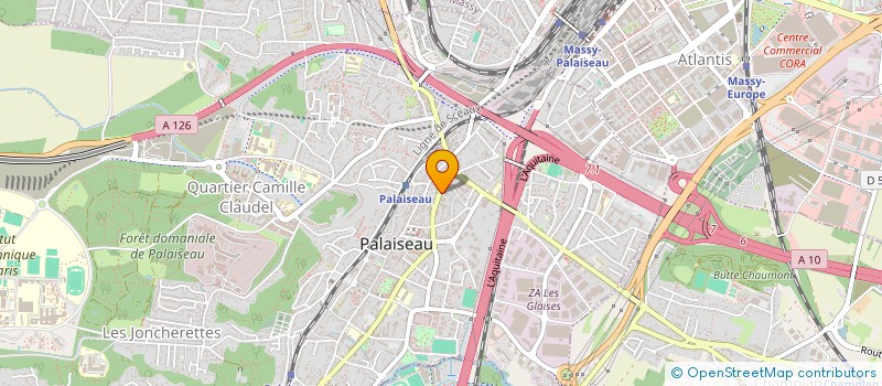 localisation de l'entreprise PALAISEAU AUTOMOBILES à PALAISEAU