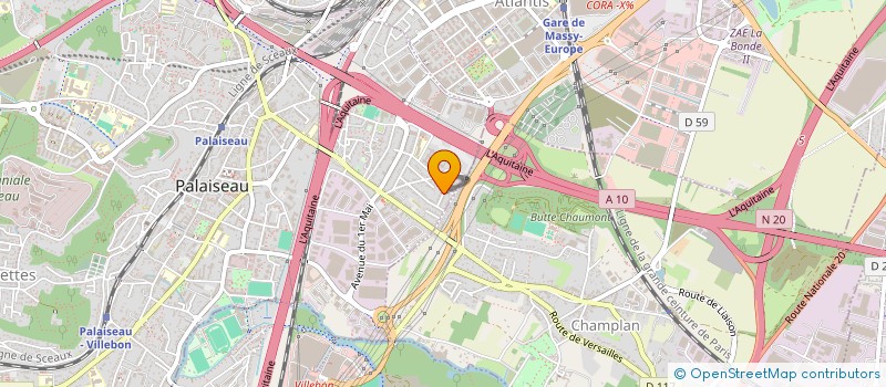 localisation de l'entreprise PALAISEAU SOLUTION BATIMENT à PALAISEAU