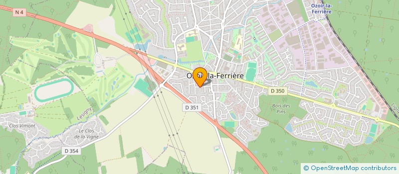 localisation de l'entreprise PALAISOZOIR à OZOIR LA FERRIERE