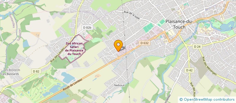 localisation de l'entreprise PALALE  PLAISANCE-DU-TOUCH