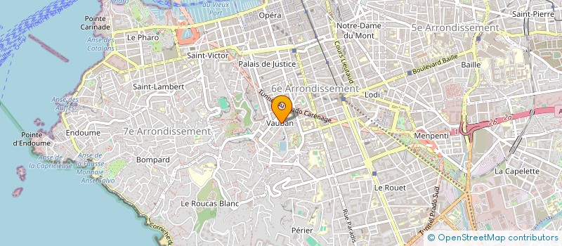 localisation de l'entreprise PALALUMA à MARSEILLE