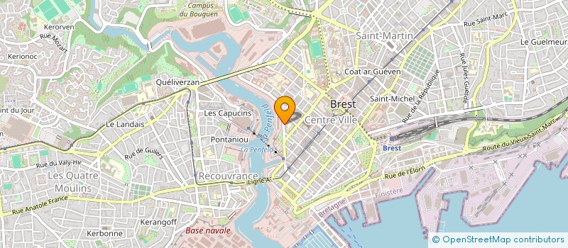 localisation de l'entreprise PALAM à BREST