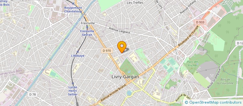 localisation de l'entreprise PALAMA à LIVRY-GARGAN