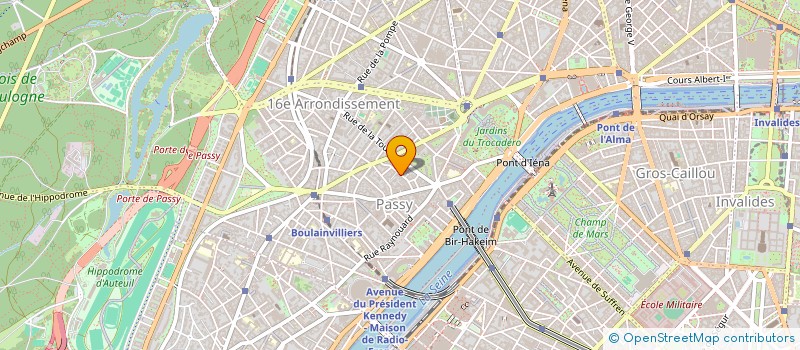 localisation de l'entreprise PALAMEDE ECHECS  PARIS