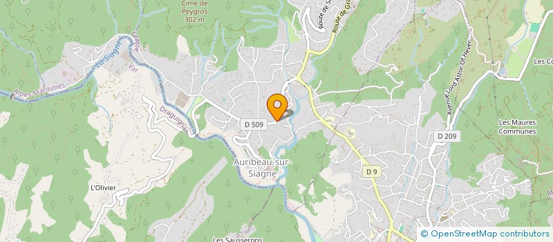 localisation de l'entreprise PALAMP  AURIBEAU-SUR-SIAGNE