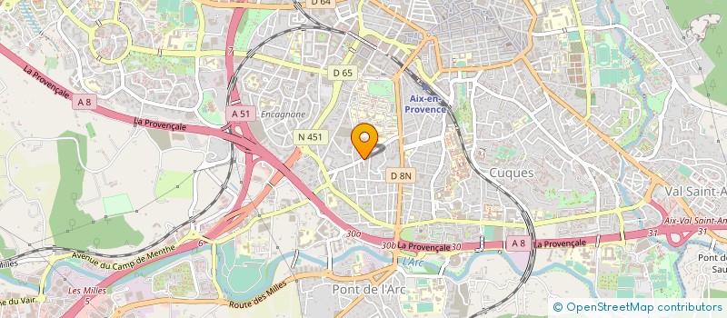 localisation de l'entreprise PALANA ENVIRONNEMENT à MARSEILLE